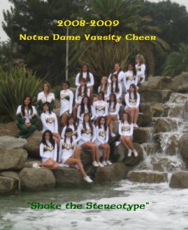 2008-2009 Notre Dame Varsity Cheer book cover