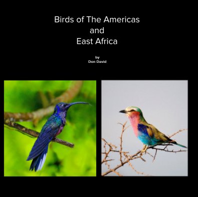 Birds of The Americas and East Africa book cover