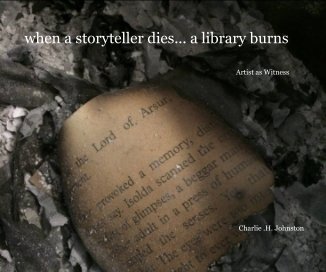when a storyteller dies... a library burns book cover