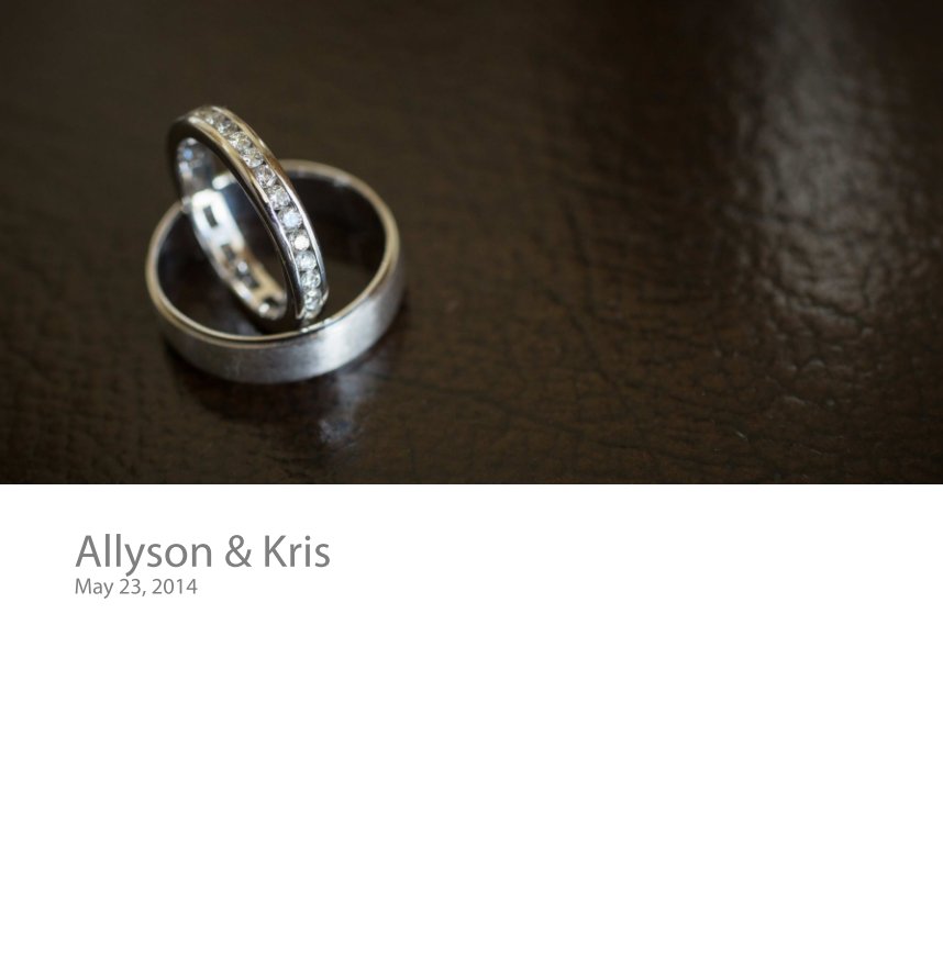 2014-05 WED Allyson & Kris nach Denis Largeron Photographie anzeigen