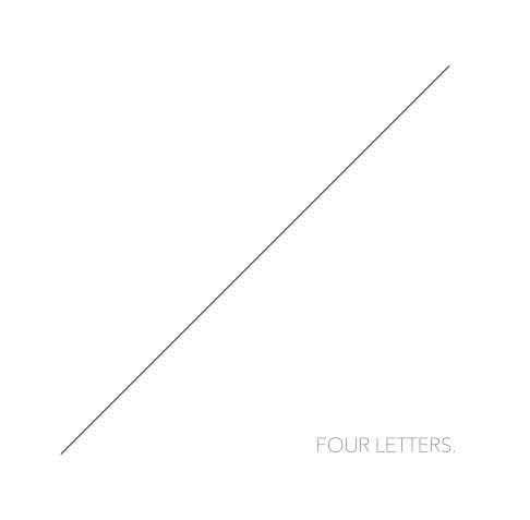 View Four Letters. by Stacey Wiseman