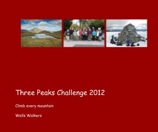 Three Peaks Challenge 2012 book cover
