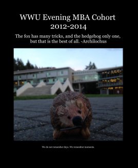 WWU Evening MBA Cohort 2012-2014 book cover
