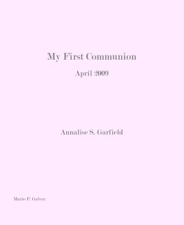 My First Communion April 2009 book cover
