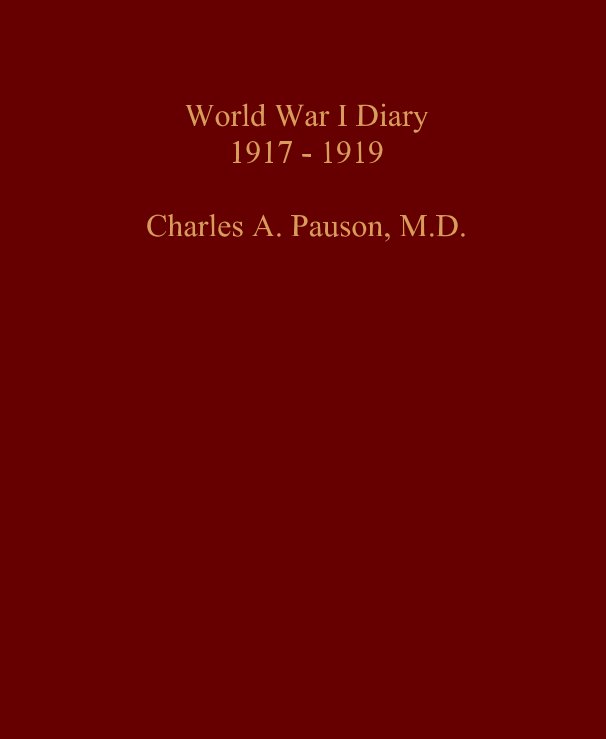Visualizza World War I Diary di Charles A. Pauson