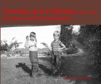 Growing up in California, 1947-1959 book cover