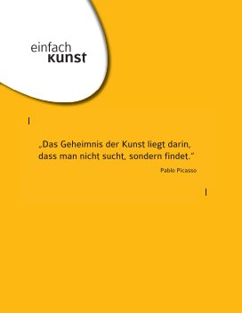einfachKunst-Katalog 1406 book cover