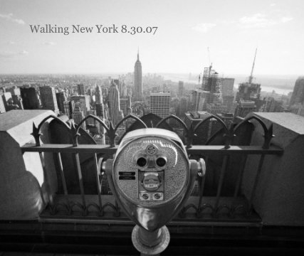 Walking New York 8.30.07 book cover