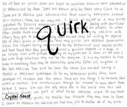 Quirk book cover