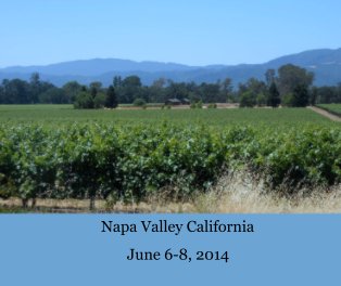 Napa Valley California book cover