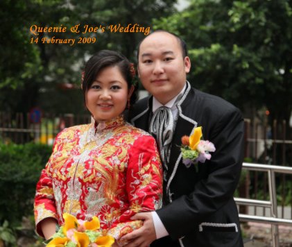 Queenie & Joe's Wedding 14 February 2009 book cover