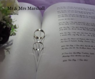 Mr & Mrs Marshall book cover