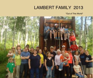 LAMBERT FAMILY 2013 book cover