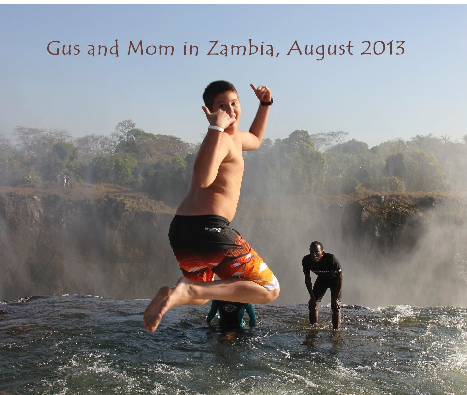 View Gus and Mom in Zambia, August 2013 by Elizabeth Thompson