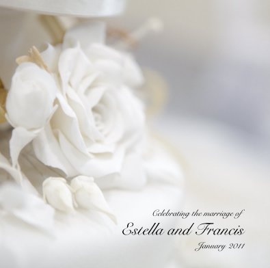 Celebrating the marriage of Estella and Francis, January 2011 book cover