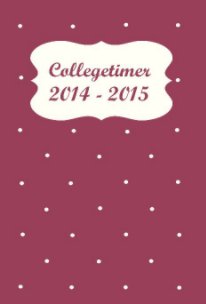 collegetimer 2014 - 2015 book cover