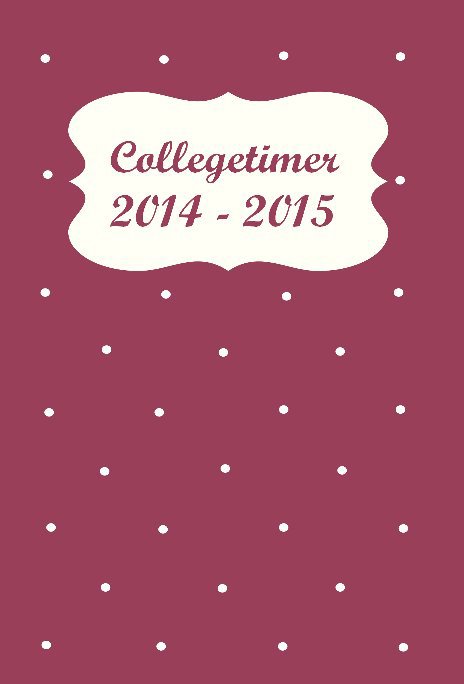 Ver collegetimer 2014 - 2015 por lettering