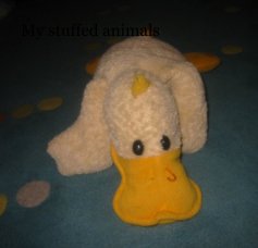 My stuffed animals book cover