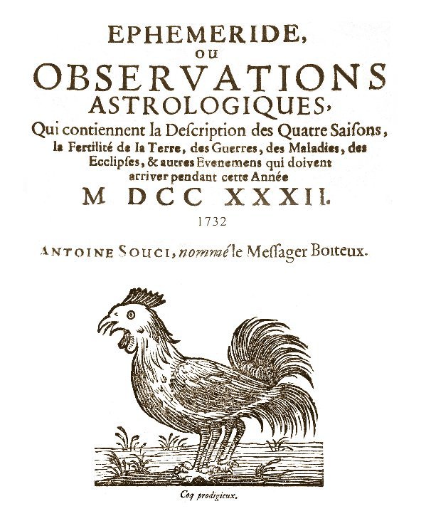View Ephemerides  ou observations astrologiques - 1732 by de Olivier Junod