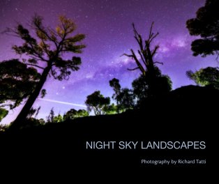 NIGHT SKY LANDSCAPES book cover