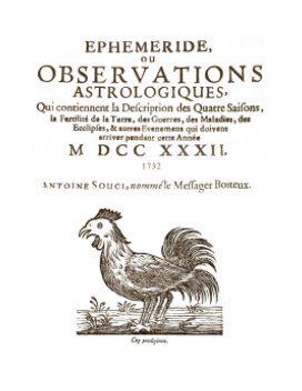 Ephemeride ou observations astrologiques - 1732 book cover