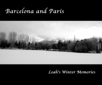 Barcelona and Paris Leah's Winter Memories book cover
