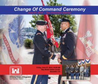 Change of Command USACE San Francisco District book cover
