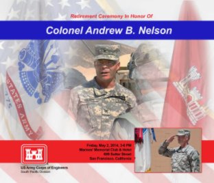 Col Nelson Retirement Ceremony book cover