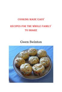 cooking made easy Recipes for the whole family to share book cover