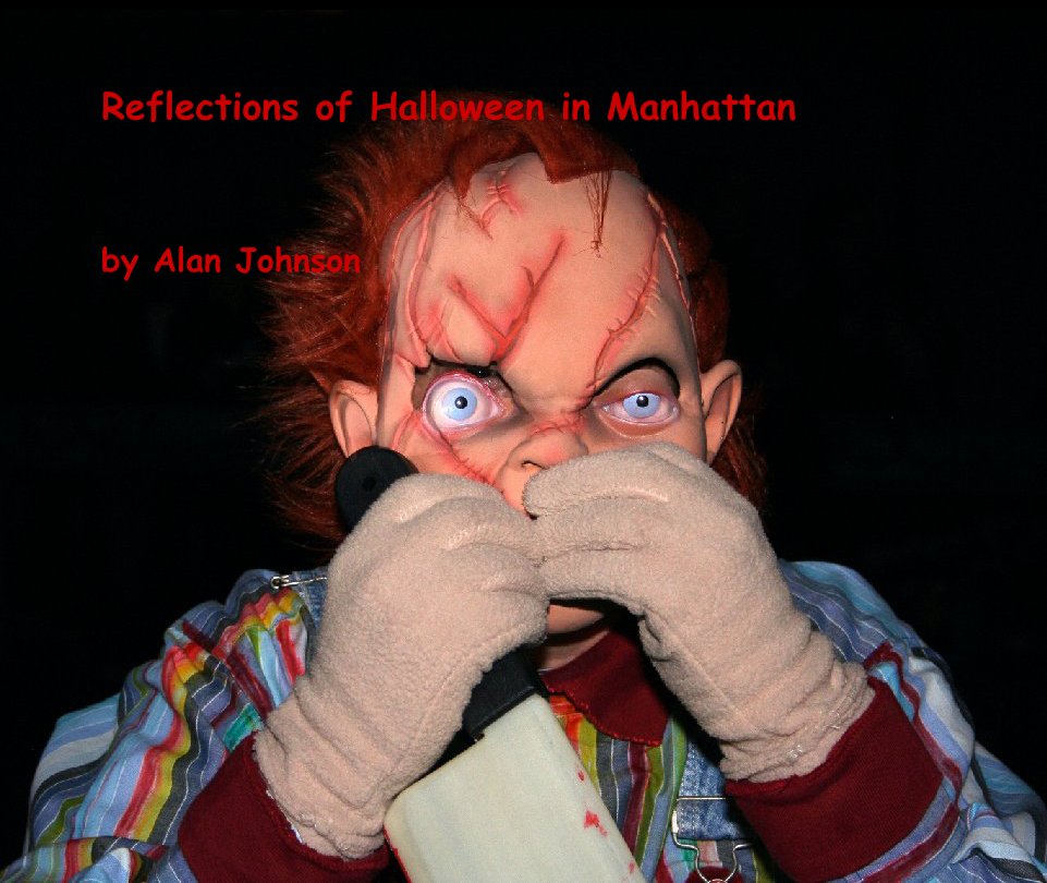 View Reflections of Halloween in Manhattan by Alan Johnson