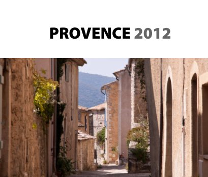 PROVENCE 2012 book cover