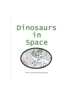 Dinosaurs in Space book cover