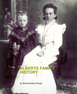 Alberts Family History book cover