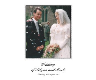 Wedding of Selyna and Mark book cover