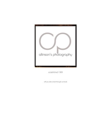 Allinson's Photography - 1989 - 2014 book cover