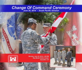 Change Of Command USACE San Francisco Division book cover