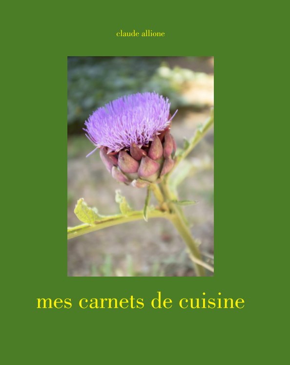 View Mes carnets de cuisine by Claude Allione