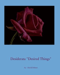Desiderata "Desired Things" book cover