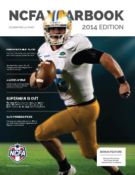 The 2014 NCFA Yearbook book cover