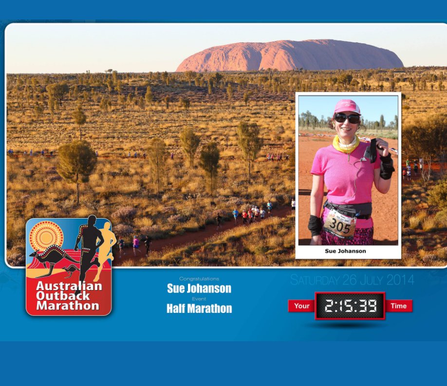 View Outback Marathon 2014 by Sue Johanson