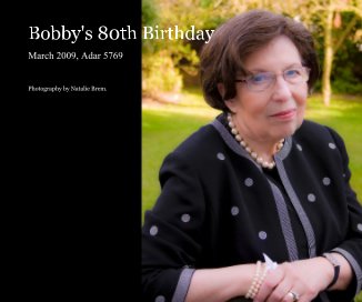Bobby's 80th Birthday book cover