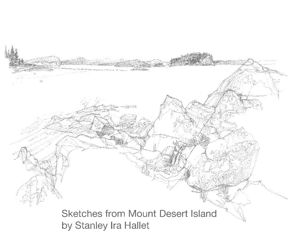 View Sketches from Mount Desert Island by Stanley Ira Hallet