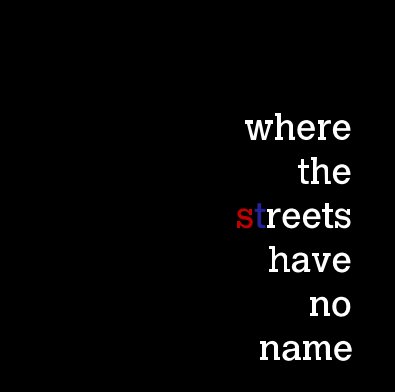 where the streets have no name book cover