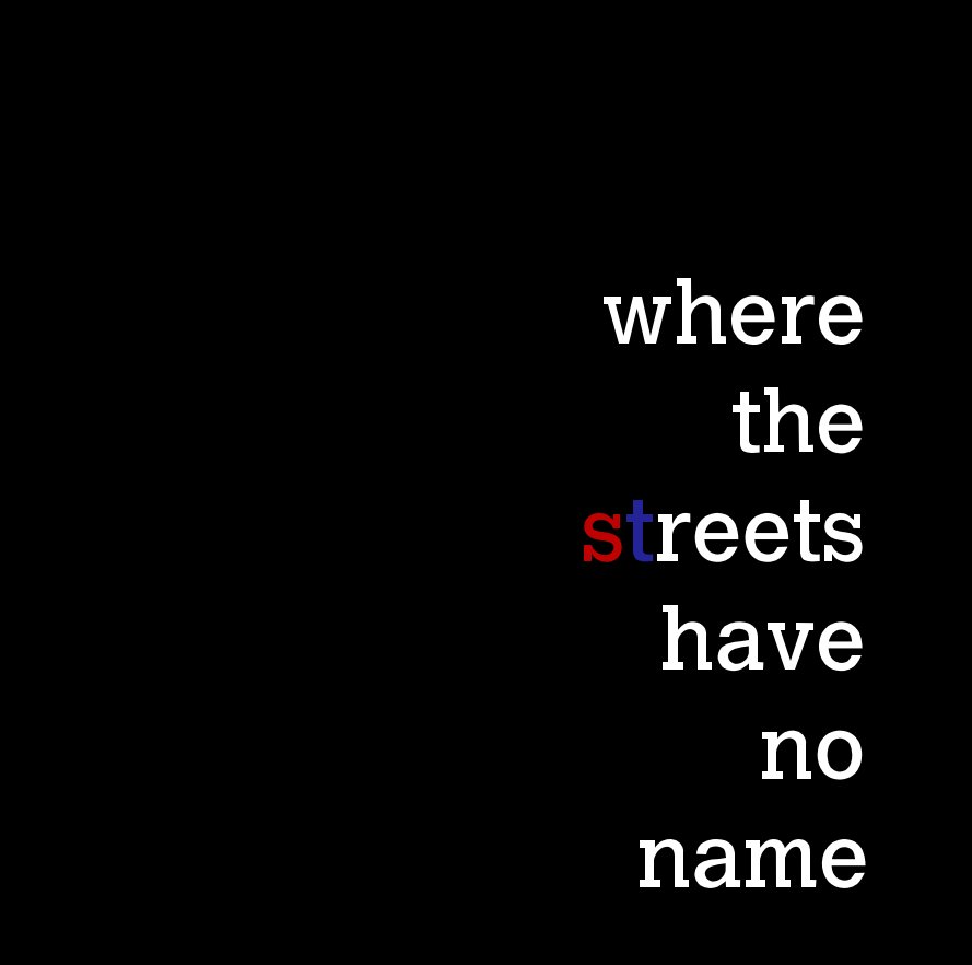 Where The Streets Have No Name By Dani Zkymera Blurb Books