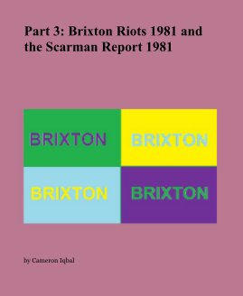 Part 3: Brixton Riots 1981 and the Scarman Report 1981 book cover