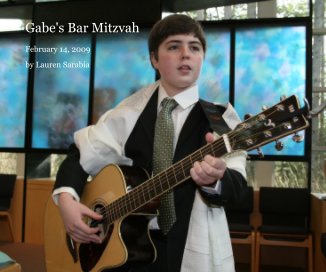 Gabe's Bar Mitzvah book cover