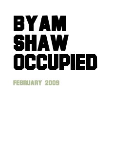 Byam Shaw Occupied book cover