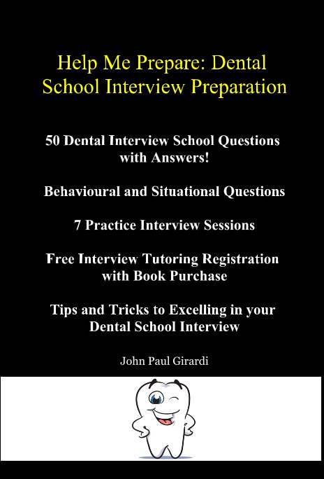 View Help Me Prepare: Dental School Interview Preparation by John Paul Girardi