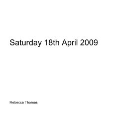 Saturday 18th April 2009 book cover