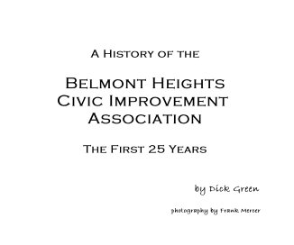 A History of the Belmont Heights Civic Improvement Association book cover